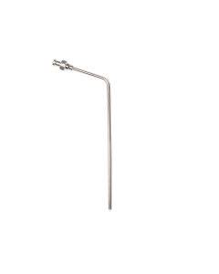 4.75” (120mm) Bent SS Sampling Cannula with Luer Adapter for 900ml Sampling 1/8” (3.2mm) Diameter VanKel Compatible