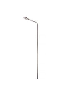 7.75” (195mm) Bent SS Sampling Cannula with Luer Adapter for 500ml Sampling 1/8” (3.2mm) Diameter VanKel Compatible