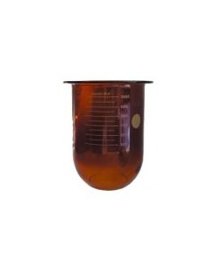 1000ml Distek Compatible Amber Glass Dissolution Vessel, OEM#3010-0023