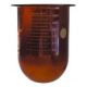 1000ml Distek Compatible Amber Glass Dissolution Vessel, OEM#3010-0023