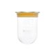 1000ml Distek Compatible Clear Glass Dissolution Vessel with Centering Ring, OEM#3010-0093